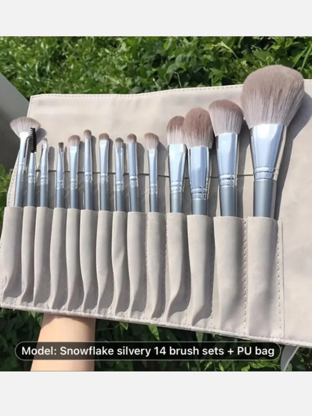 14 piece makeup brush set with holder New